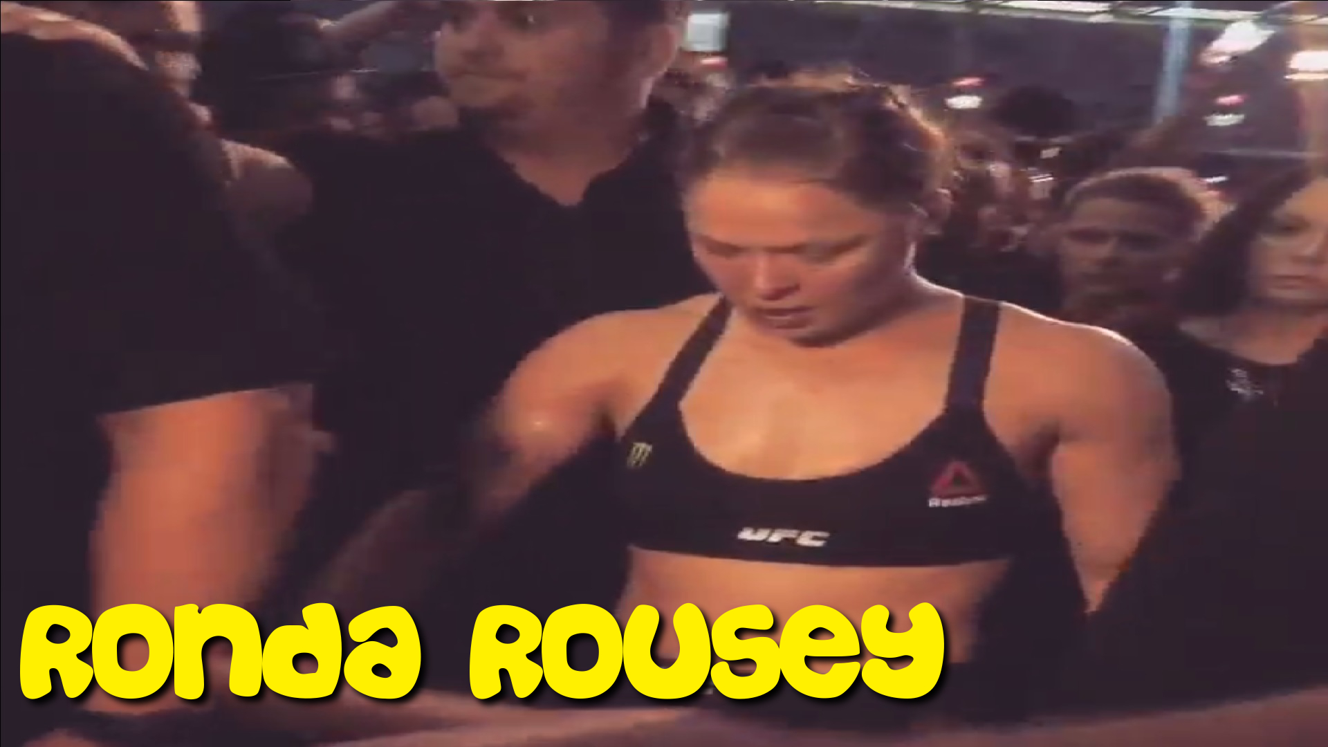 Ronda Rousey Leaving UFC 193 Arena After Getting Knocked Out! MMA V...