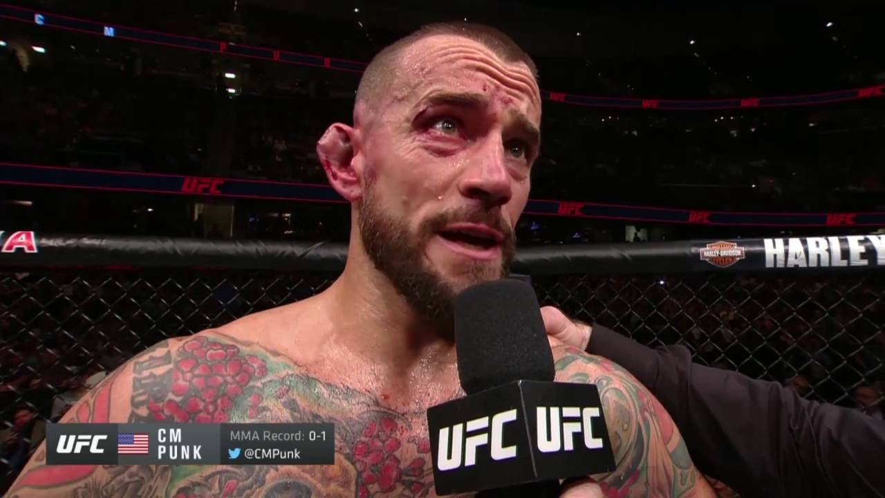 UFC 203: Mickey Gall And CM Punk Octagon Interview MMA Video